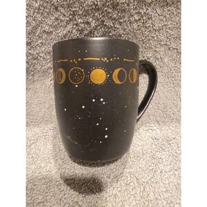 Stay Wild Moon Moon Phase‎ Celestial 12 oz Black w/Gold Ceramic Mug  Coffee Tea